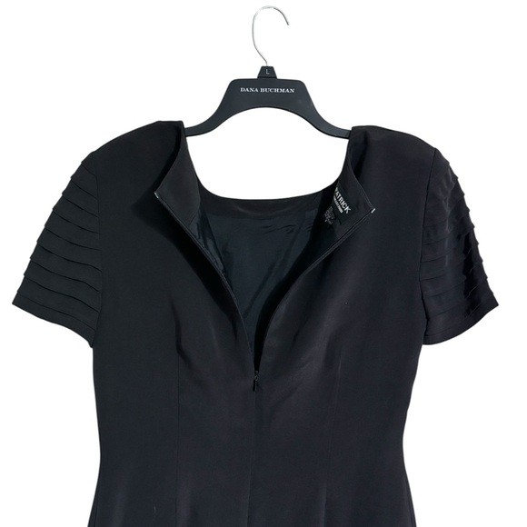 Patrick Collection 100% Silk Black Dress | Size 8 | Classic Little Black Dress - Picture 5 of 5